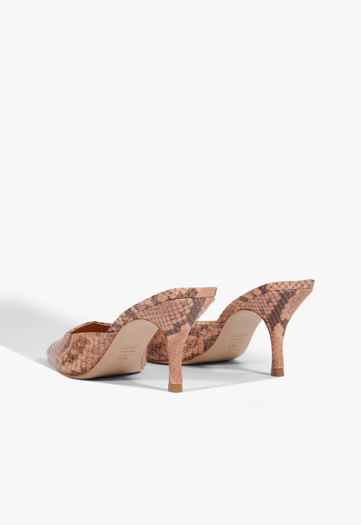 Buffy Mid Heel Stiletto Snake Print Pump Shoes for Women - Elegant & Stylish for Parties, Weddings & Night Out