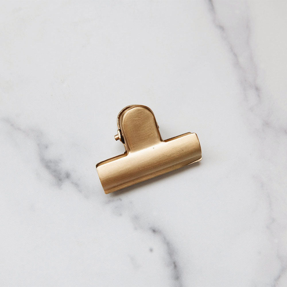 Premium Brass Clips - Heavy Duty Metal Fasteners for DIY Projects, Jewelry Making & Home Organization - Durable & Corrosion Resistant
