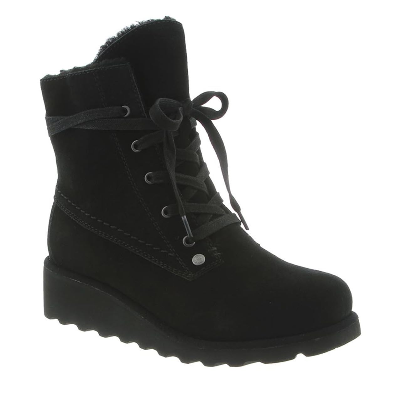 BEARPAW Women's Krista Suede Slip-On Winter Boots - Cozy & Comfortable for Casual Wear, Snow Days & Outdoor Activities | Multiple Colors Available