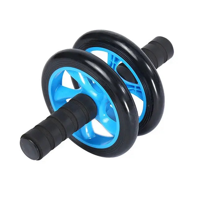 Double Wheel Ab Roller for Core Workouts - Abdominal Exercise Wheel for Home Gym & Fitness Training - Perfect for Abs, Back & Full Body Workout