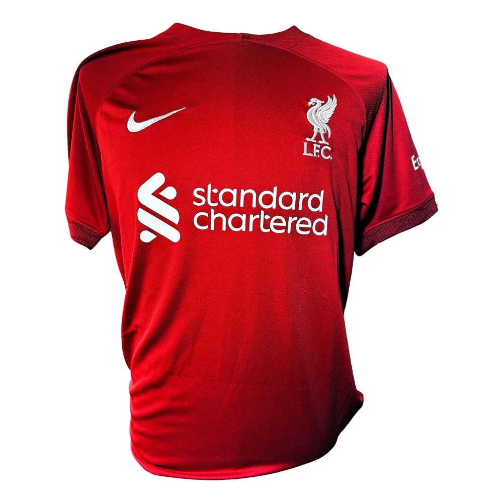 Darwin Nunez Autographed Liverpool FC Home Jersey 2023-24 - Nike Red Soccer Shirt with BAS COA - Perfect for Matchdays, Collectors & Gifts