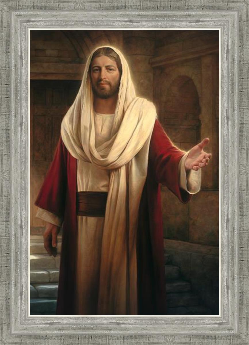 Come Follow Me by Howard Lyon - Inspirational Christian Art Print for Home, Church & Office Decor