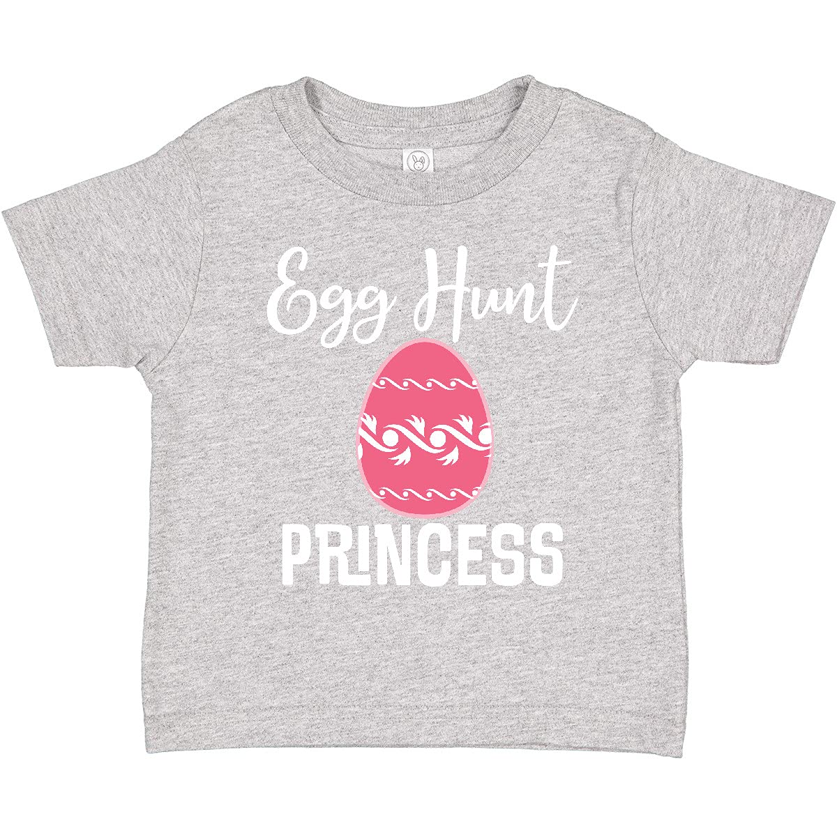 Inktastic Easter Egg Hunt Princess Toddler T-Shirt - Cute Easter Outfit for Girls, Fun Holiday Party Wear for Toddler Princesses