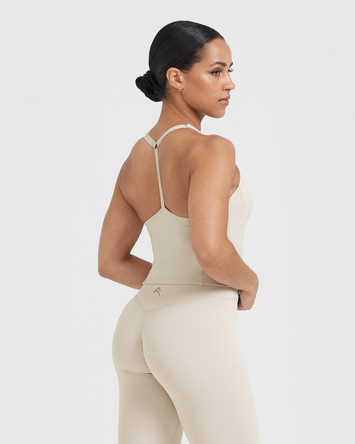 Timeless Square Neck Mid Vest for Women - Elegant Summer Layering Piece in Sand | Perfect for Beach Outfits, Casual Wear & Office Looks