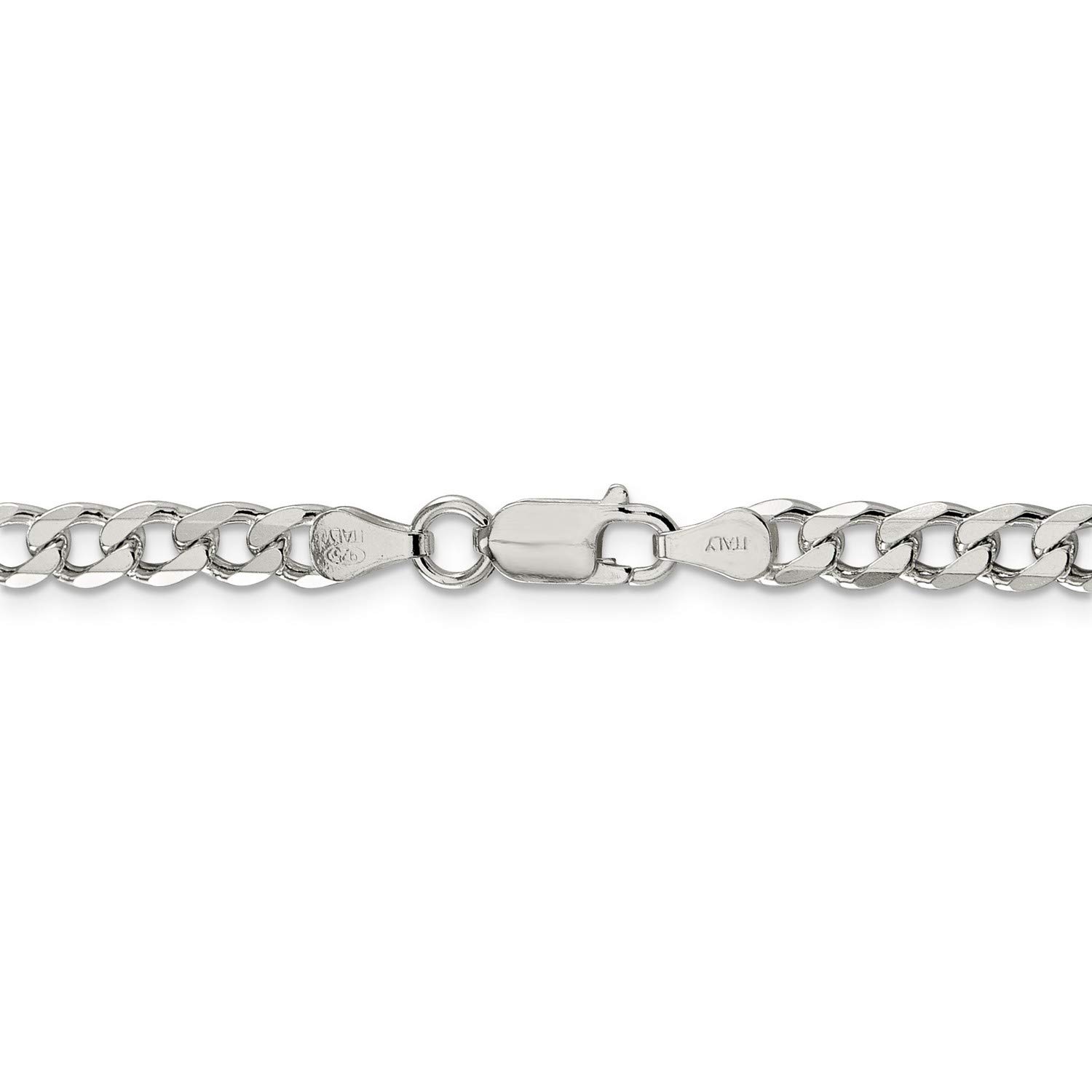 .925 Sterling Silver Curb Chain Necklace, Bracelet or Anklet Set - Durable & Hypoallergenic Jewelry for Men & Women - Perfect for Gifts, Everyday Wear & Special Occasions