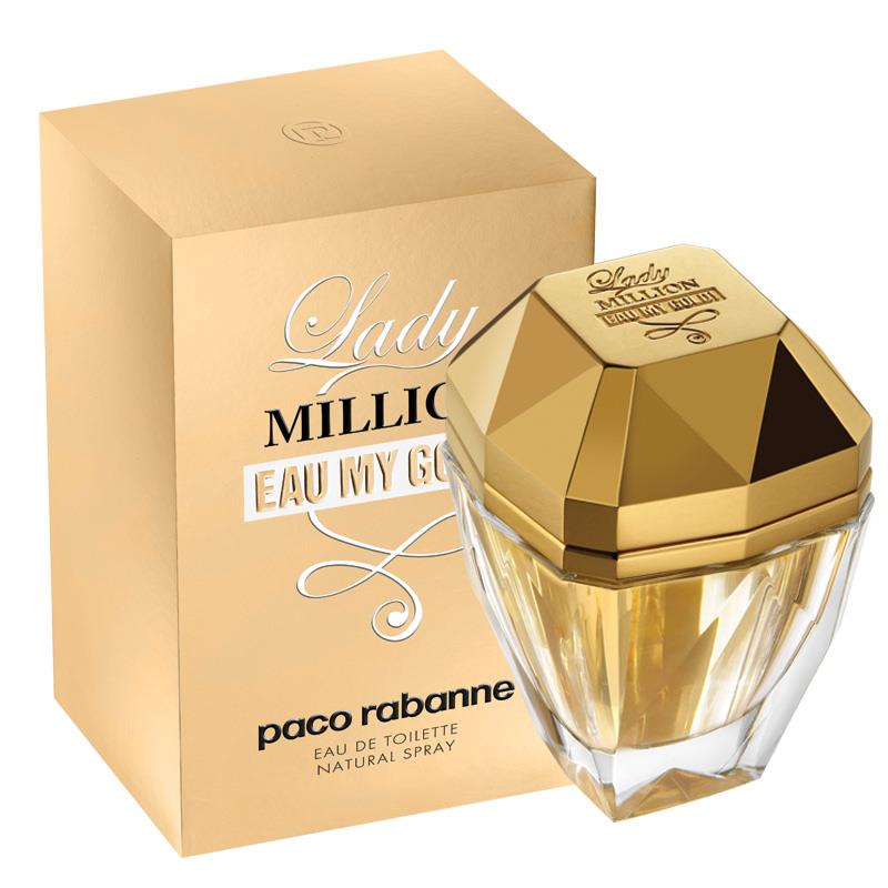 Lady Million Eau My Gold! Women's Perfume 80ml - Luxury Floral Fragrance for Evening Out & Special Occasions