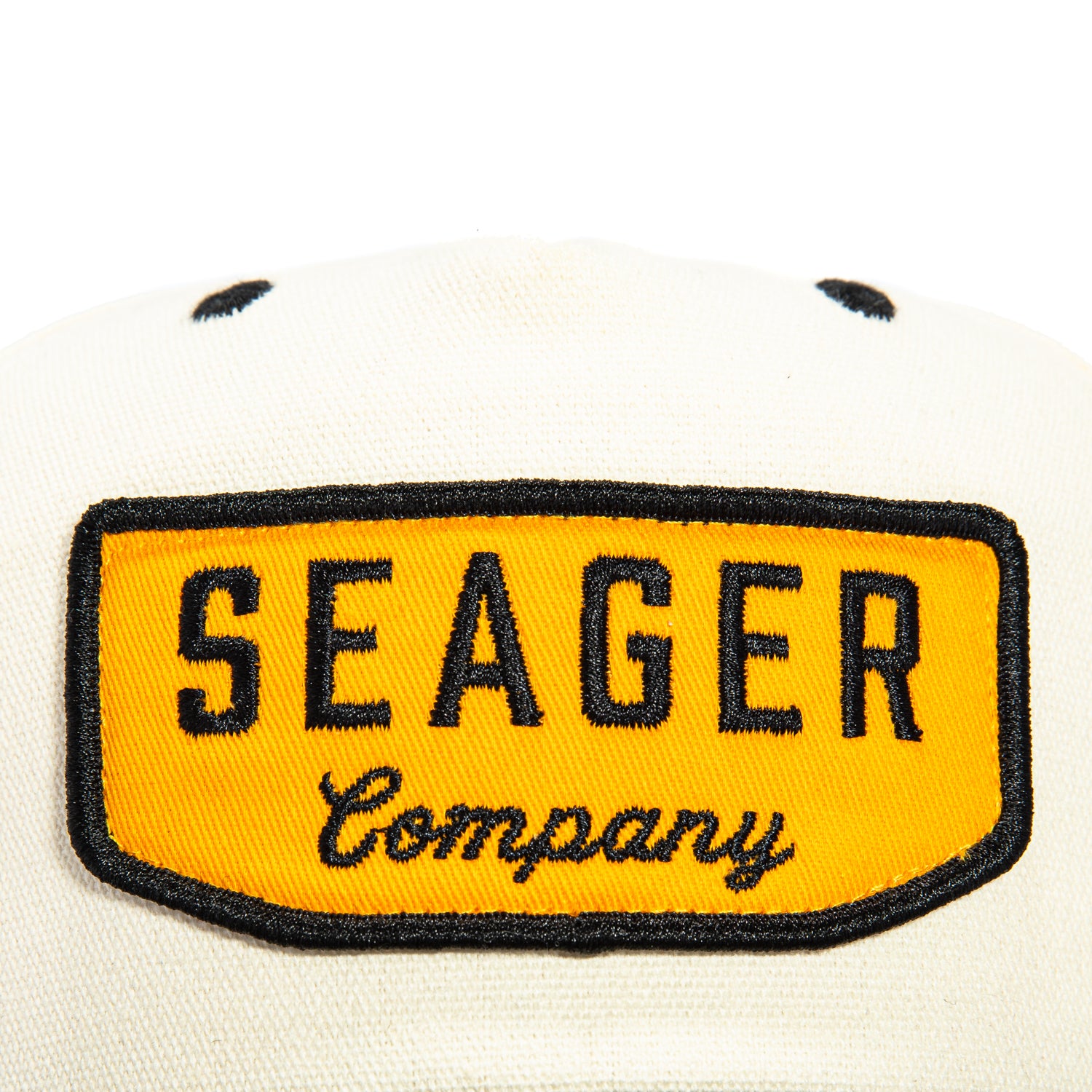 Seager Wilson Snapback Hat for Men & Women - Adjustable White & Black Baseball Cap for Casual & Sports Wear