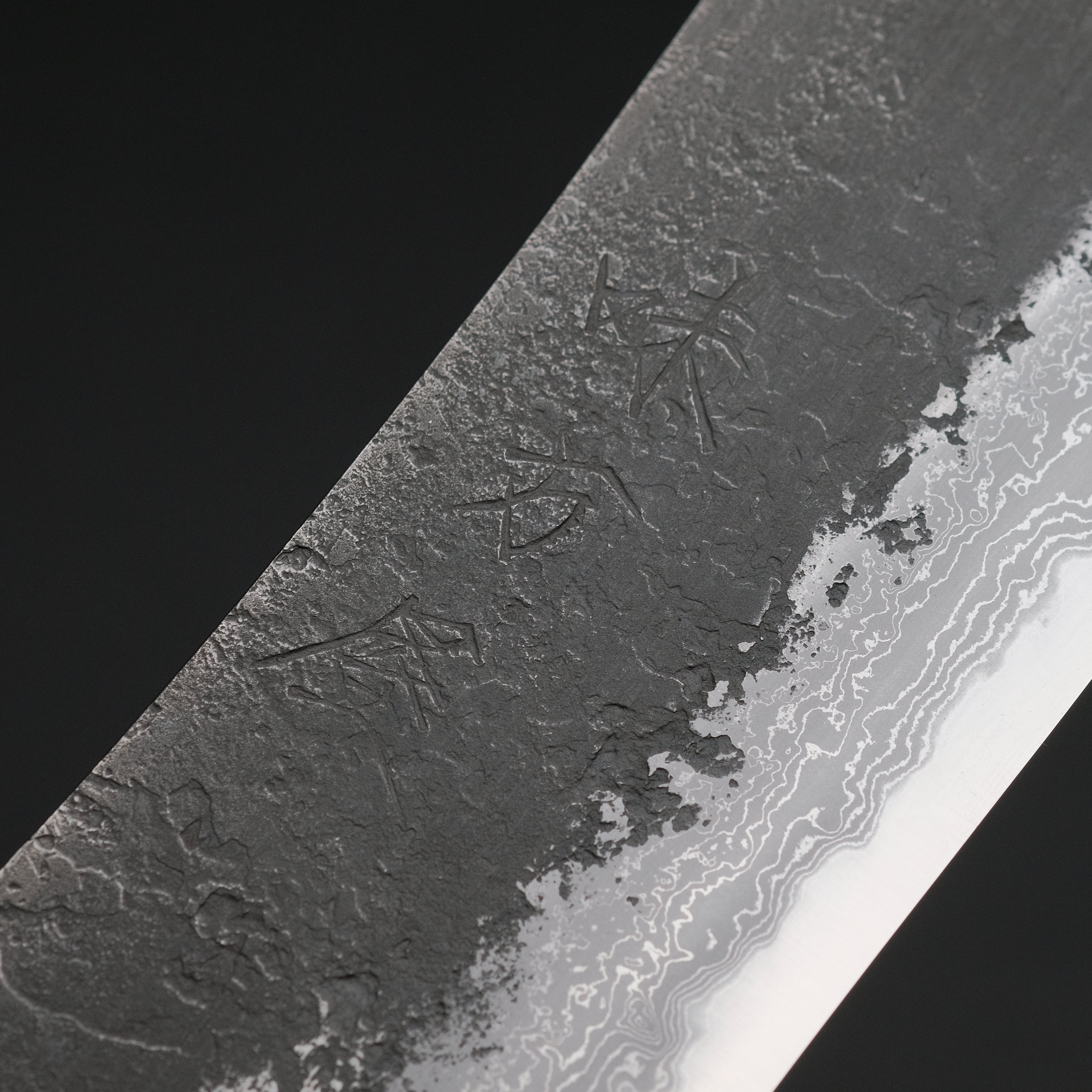 Premium Ajikataya White #2 Nashiji Damascus Hakata 180mm Chef Knife - Olive Wood & Buffalo Horn Handle (#58) - Perfect for Sushi, Meat Slicing & Japanese Cuisine