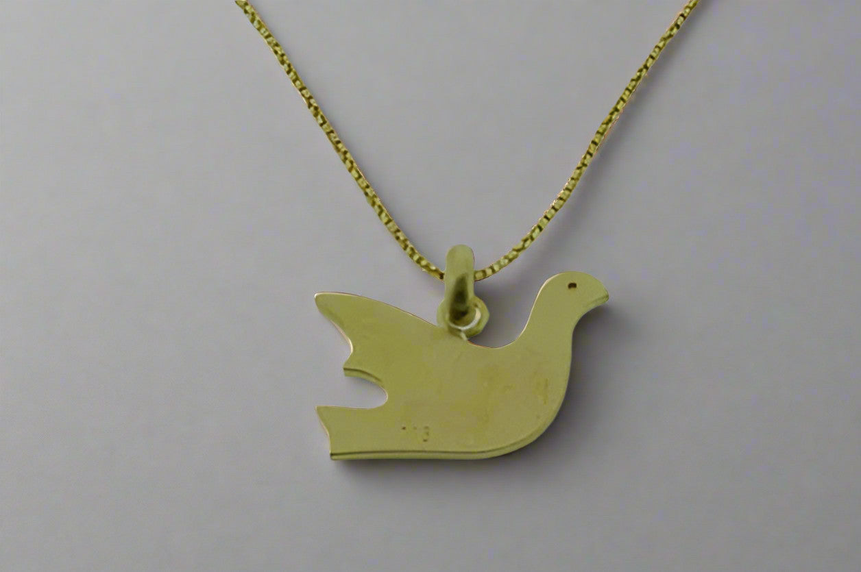 Little Dove Necklace - Gold Plated Pendant for Women - Elegant Jewelry Gift for Birthday, Anniversary & Valentine's Day - Perfect for Everyday Wear & Special Occasions