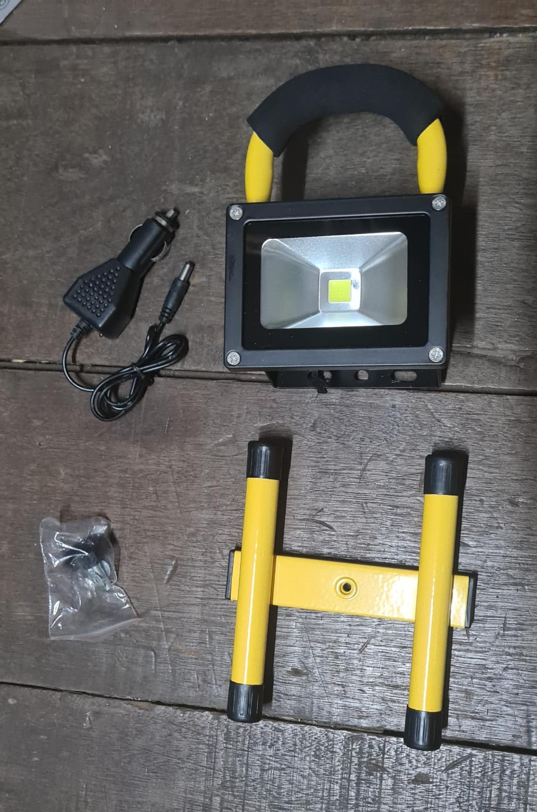 Aiko 10W LED Rechargeable Sports Flood Light - Waterproof Outdoor Camping Light for Hiking, Fishing, Emergency (Model: LED GYRLF10A2) | Perfect for Backpacking, Night Running, and Power Outages