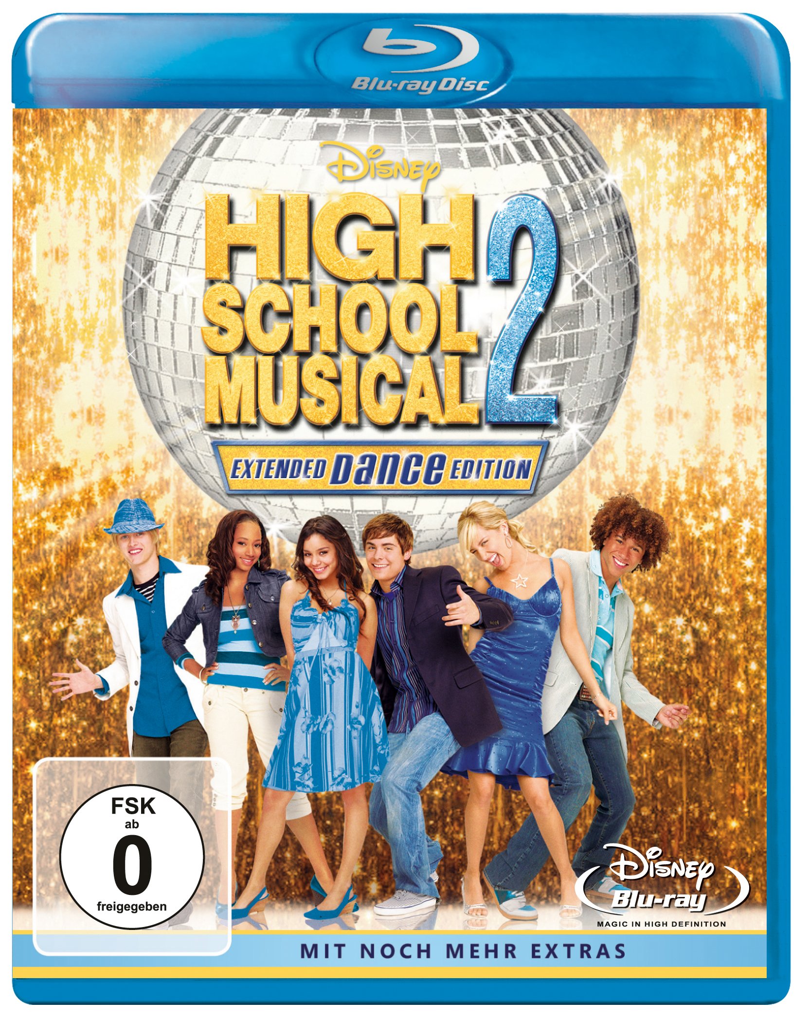High School Musical 2 Extended Dance Edition Blu-ray - Disney Sing-Along Movie for Teens, Kids & Family Movie Nights