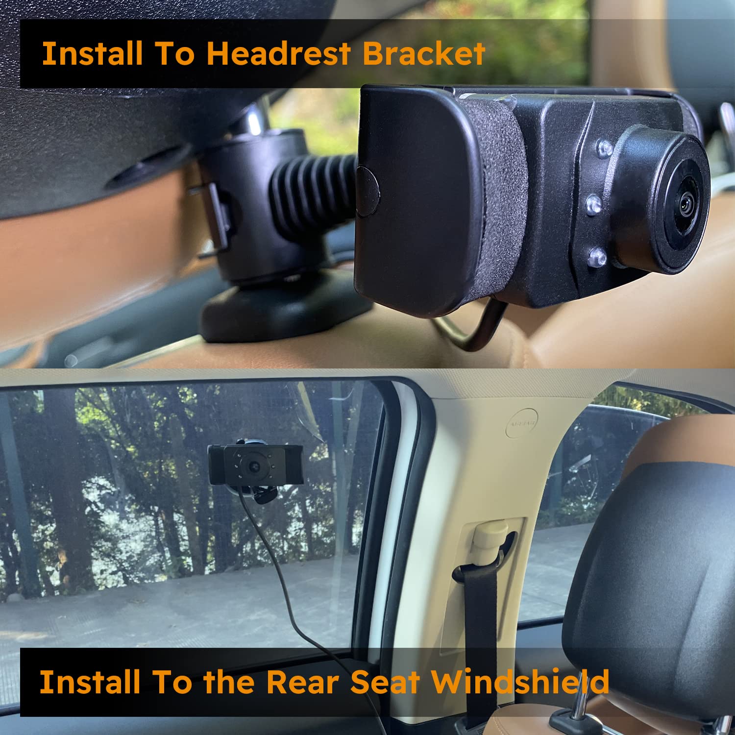 VECLESUS 1080P HD Baby Car Mirror Monitor - 4.3
