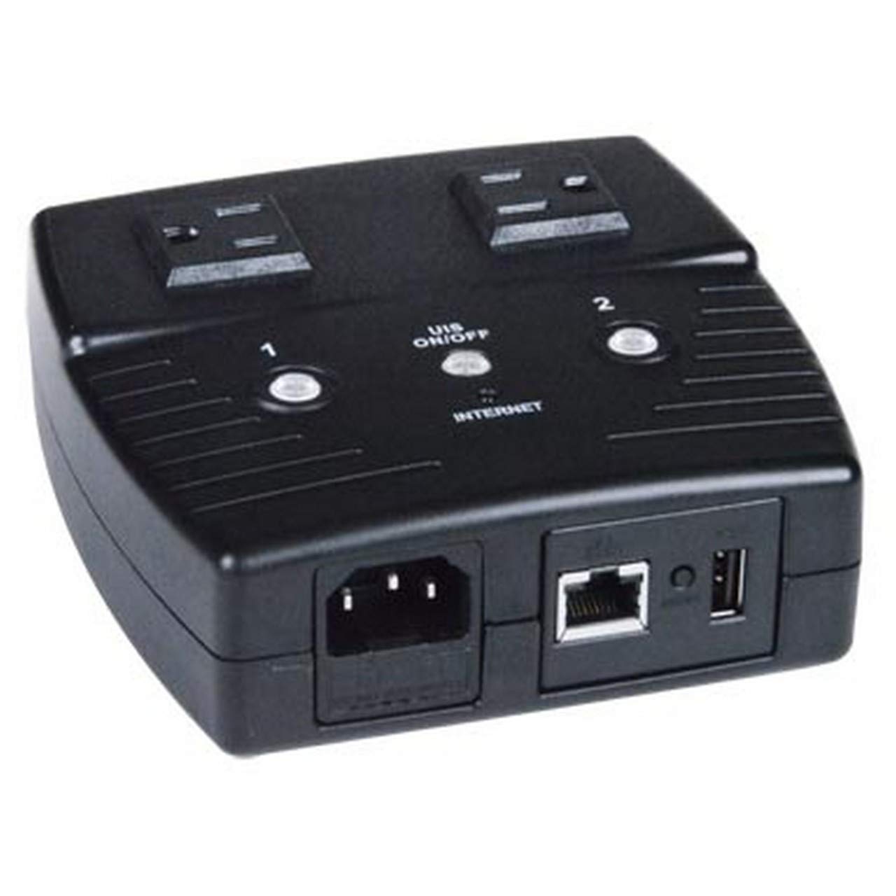 NTI PWR-RMT-RBT2-515R-LC 2-Port Remote Power Reboot Switch with NEMA 5-15R Outlets | Affordable Server & Network Device Management | Perfect for Data Centers, IT Closets & Remote Equipment Control