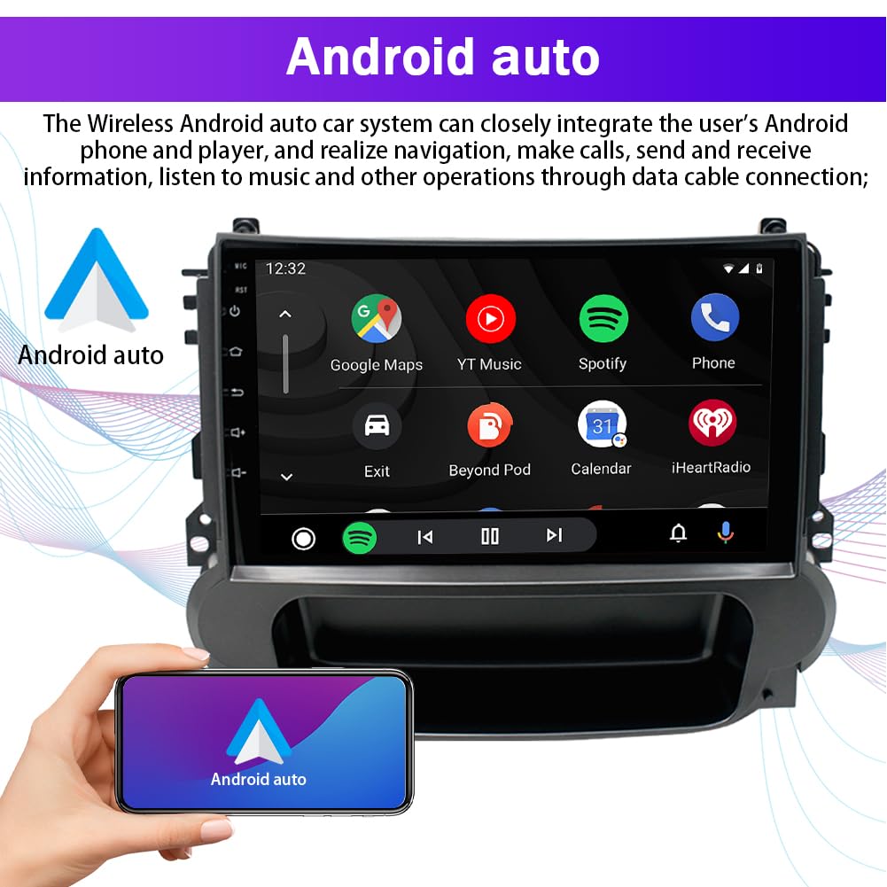 2+32GB Wireless CarPlay & Android Auto Double Din Car Stereo - 9