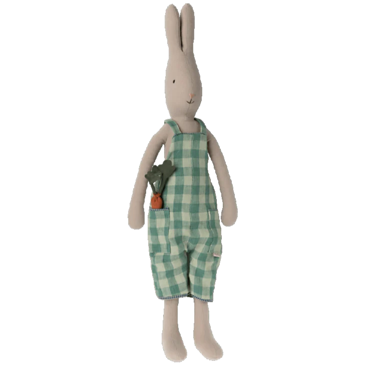 Maileg Bunny Overalls for Toddlers - Size 3 | Soft Cotton Baby Jumpsuit | Perfect for Playtime, Photo Shoots & Easter Outfits