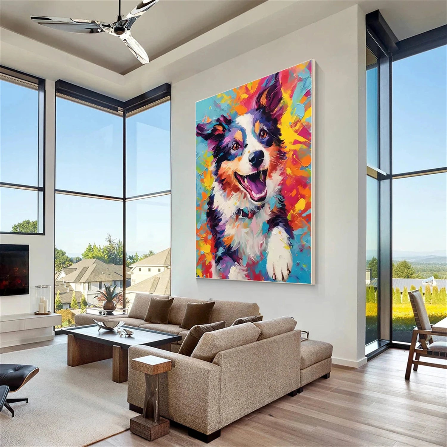 Animal Art Painting #AP153 - Handmade Canvas Wall Decor for Living Room, Bedroom & Office | Unique Wildlife Artwork for Home & Gifts