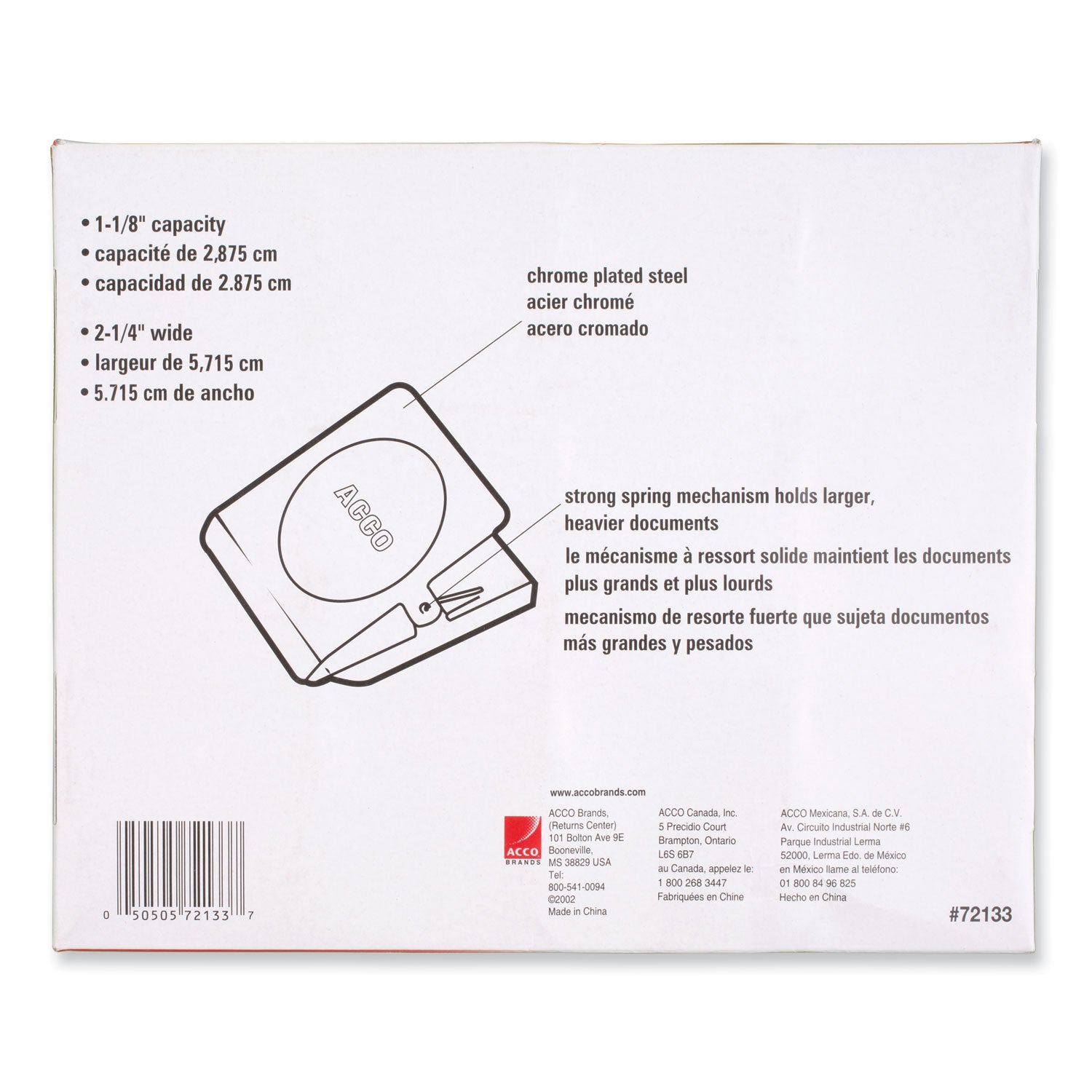 ACCO Magnetic Clip - 1 Jaw Capacity, Silver (12-Pack) - Perfect for Office, Home & School Organization