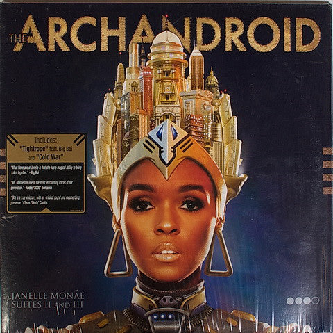Janelle Monáe The Archandroid 2xLP Vinyl Album Gatefold (Near Mint NM/M) - Limited Edition Collectible for Music Lovers & Audiophiles
