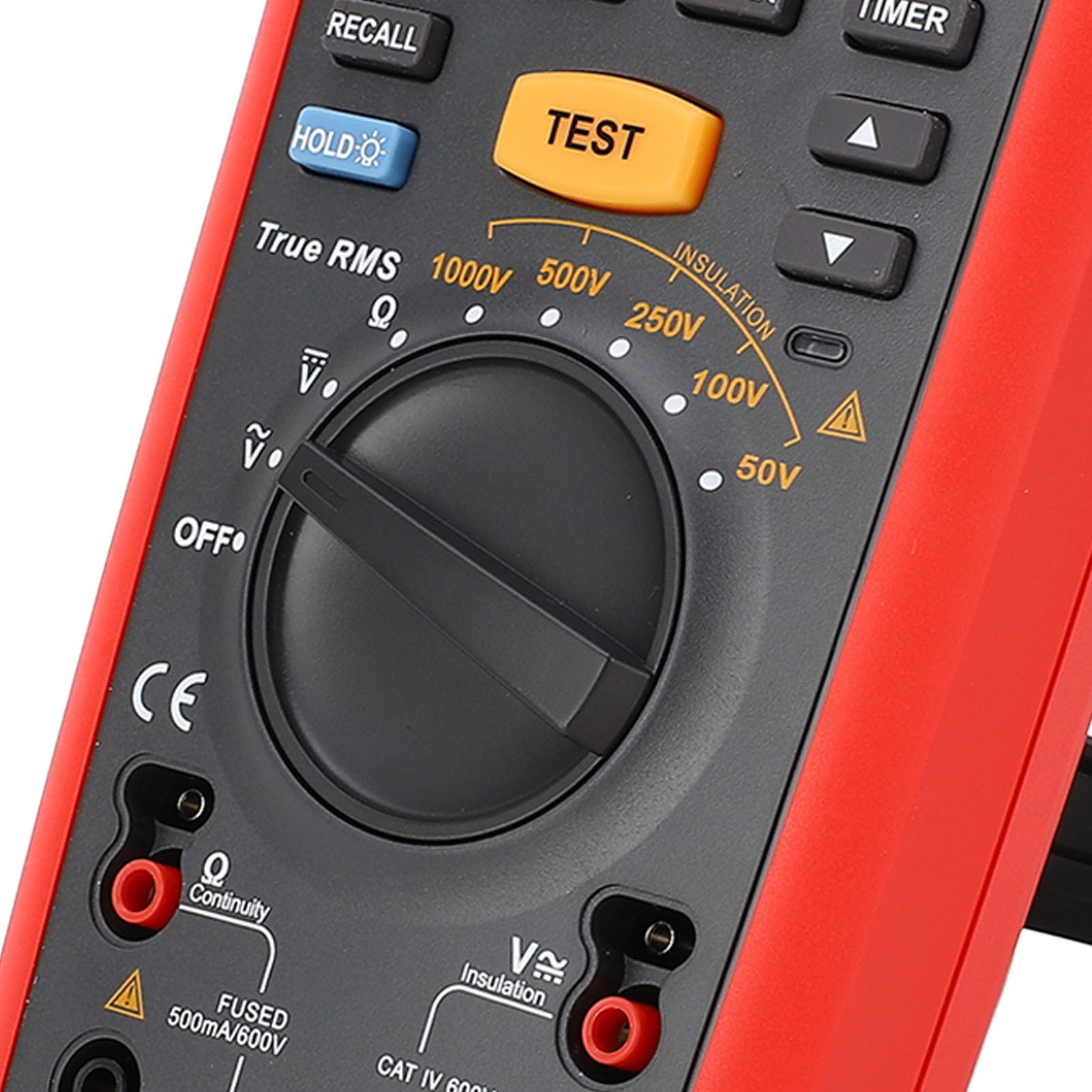 UT505A Handheld Digital Insulation Resistance Tester - 1000V Megohmmeter for Home & Industrial Electrical Safety Testing - Perfect for HVAC, Motors, and Wiring Inspections