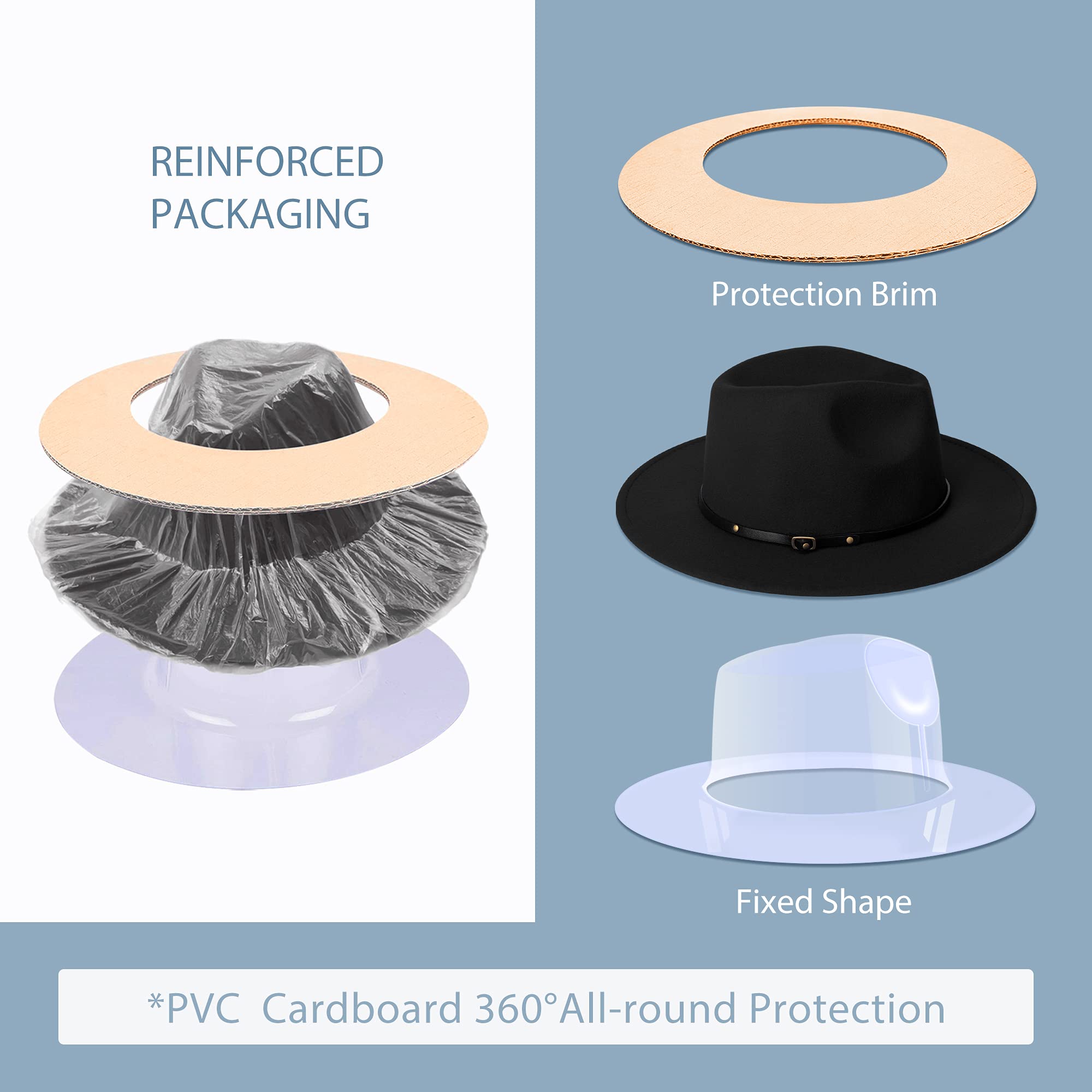SAJUZEN Wide Brim Fedora Hat for Women & Men - Stylish Felt Hat with Adjustable Belt Buckle - Perfect for Outdoor, Party, and Casual Wear