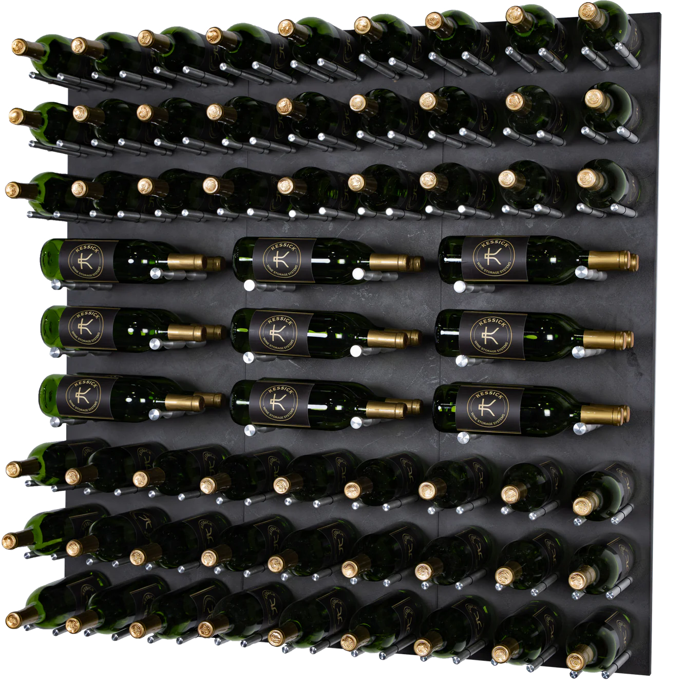 Kessick Wine as Art Castle Rock Wine Wall Decor - Elegant Home Bar & Kitchen Decor for Wine Lovers - Perfect for Dining Rooms, Living Rooms & Wine Cellars