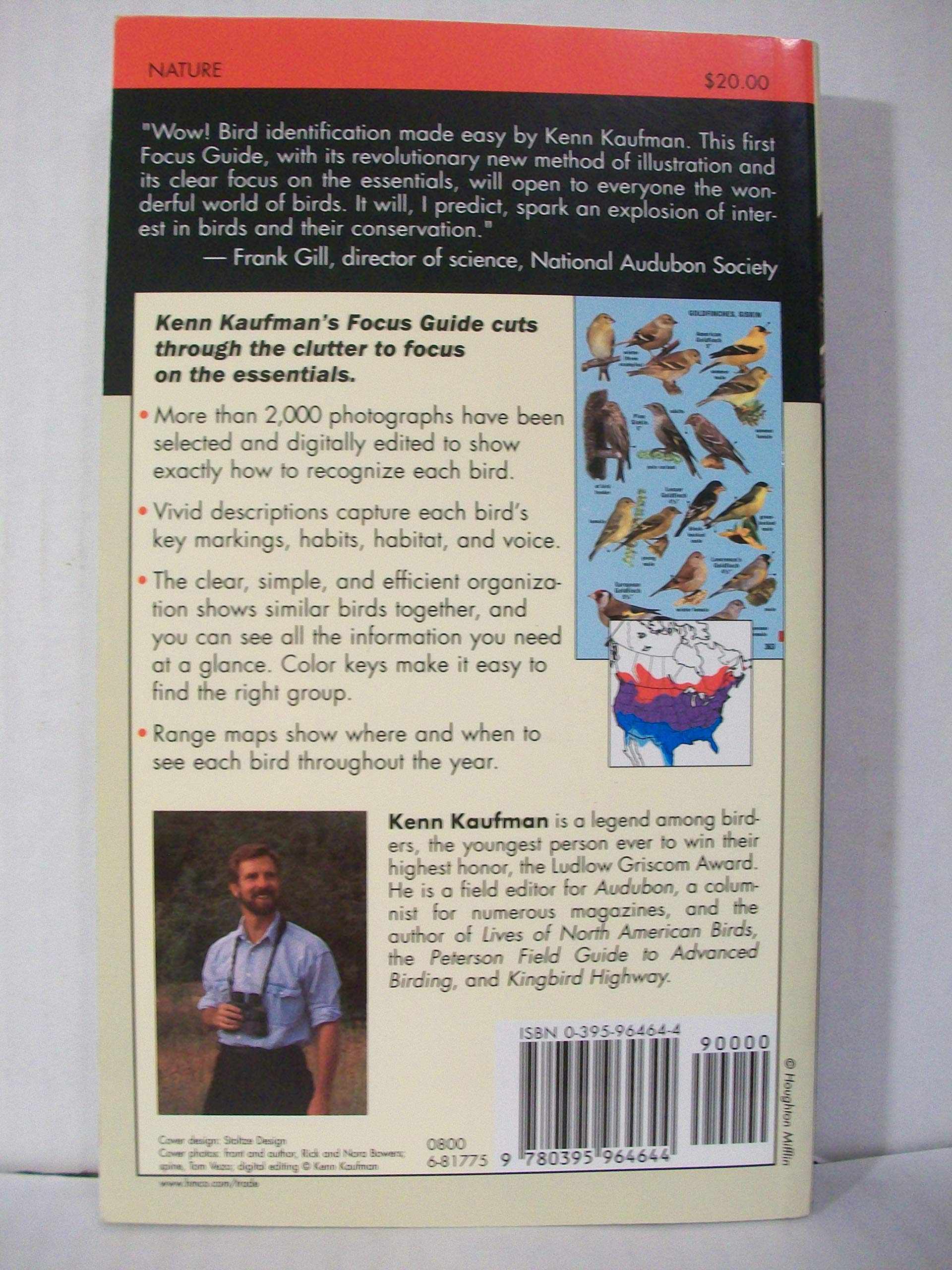 Kaufman Focus Guides: Birds of North America - Field Guide for Bird Watching & Outdoor Exploration