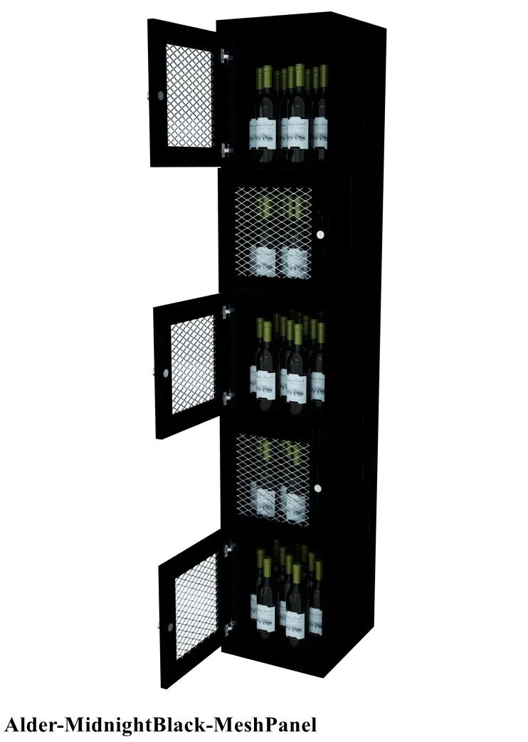 Vinostor Wine Lockers - 5 Locking Bins, 83 5/8