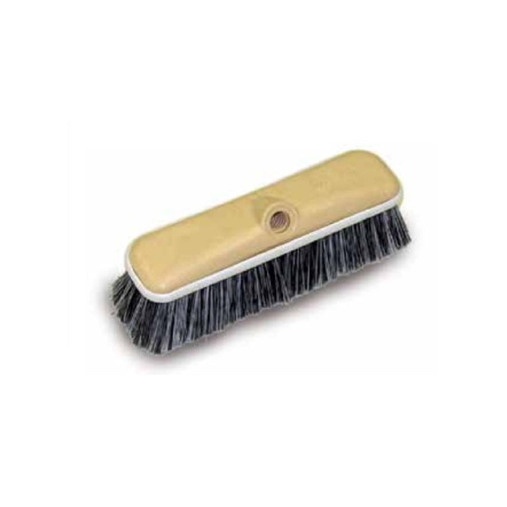 Soft Grey Flag Tipped Brush for Truck & Trailer Washing | Heavy Duty Vehicle Cleaning Tool | Perfect for Semi Trucks, RVs & Commercial Fleet Maintenance