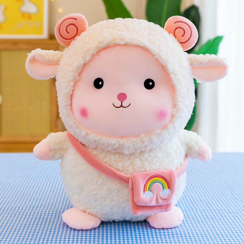 Giant Fluffy Fleece Lamb Plush Toy - Ultra Soft Stuffed Animal for Kids, Baby Shower Gift & Nursery Decor | Perfect for Cuddling, Bedtime Comfort & Playtime