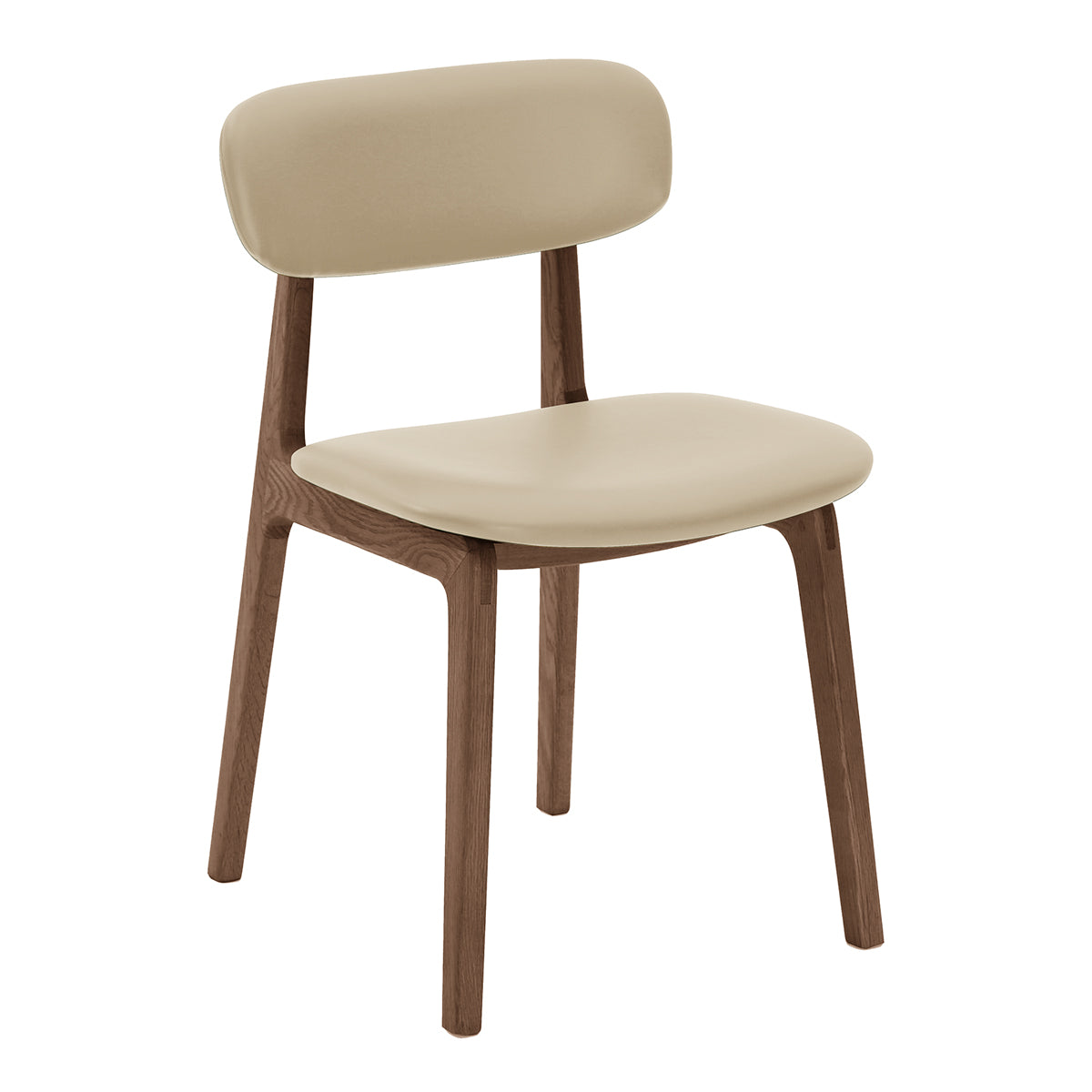 Premium Alaska Leather Dining Chair - Genuine Leather Upholstered, Ergonomic Design for Comfortable Dining - Perfect for Home, Restaurant, and Office Use