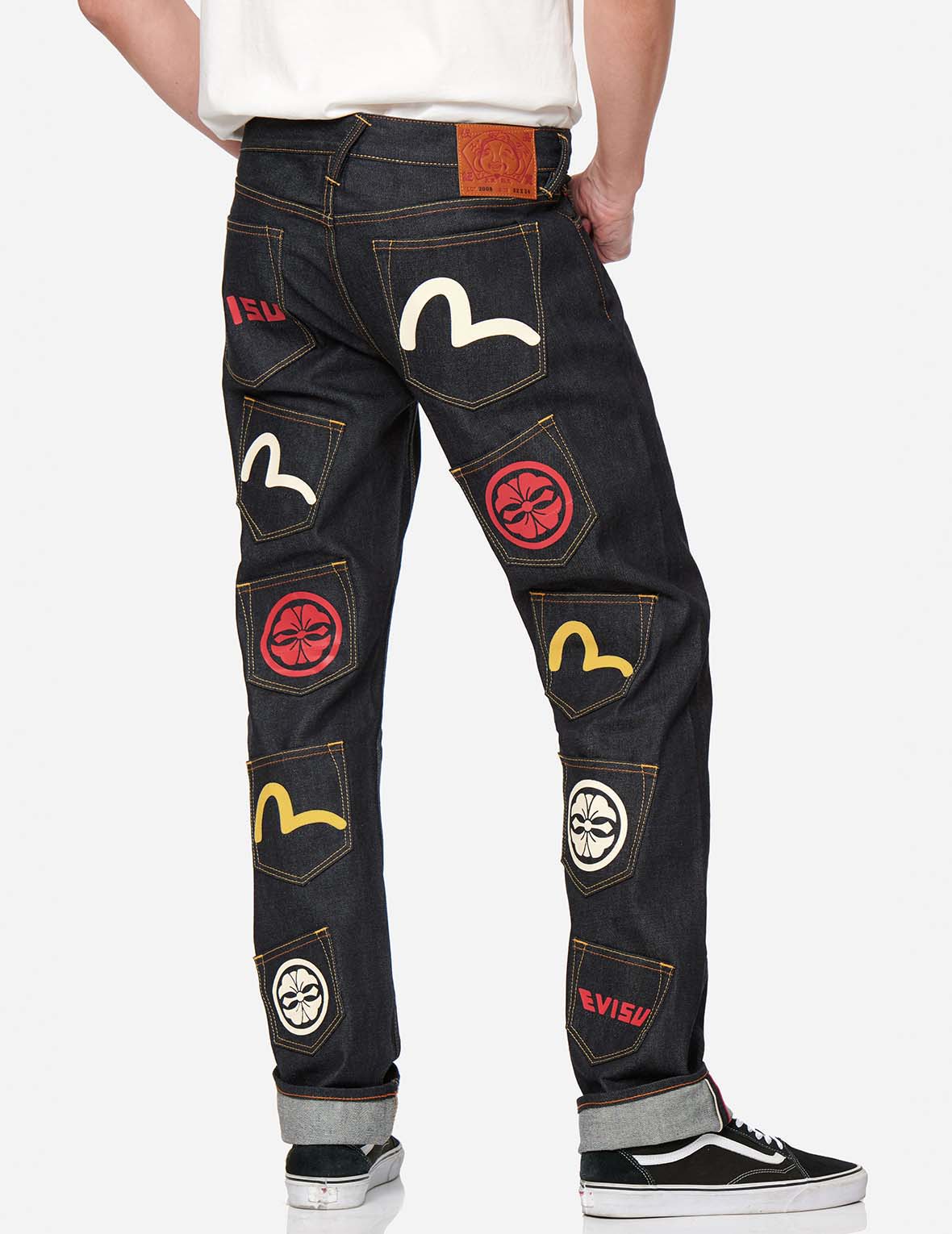 Multi Pocket Regular Straight Fit Jeans for Men - Comfortable Stretch Denim Pants with 5 Utility Pockets #2008 | Perfect for Casual Wear, Work & Outdoor Activities