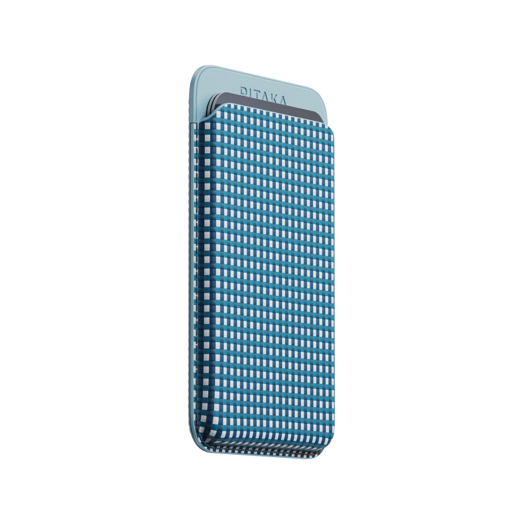 Slim Magnetic Woven Wallet for Men & Women - RFID Blocking Minimalist Front Pocket Wallet - Perfect for Travel, Gym & Everyday Use