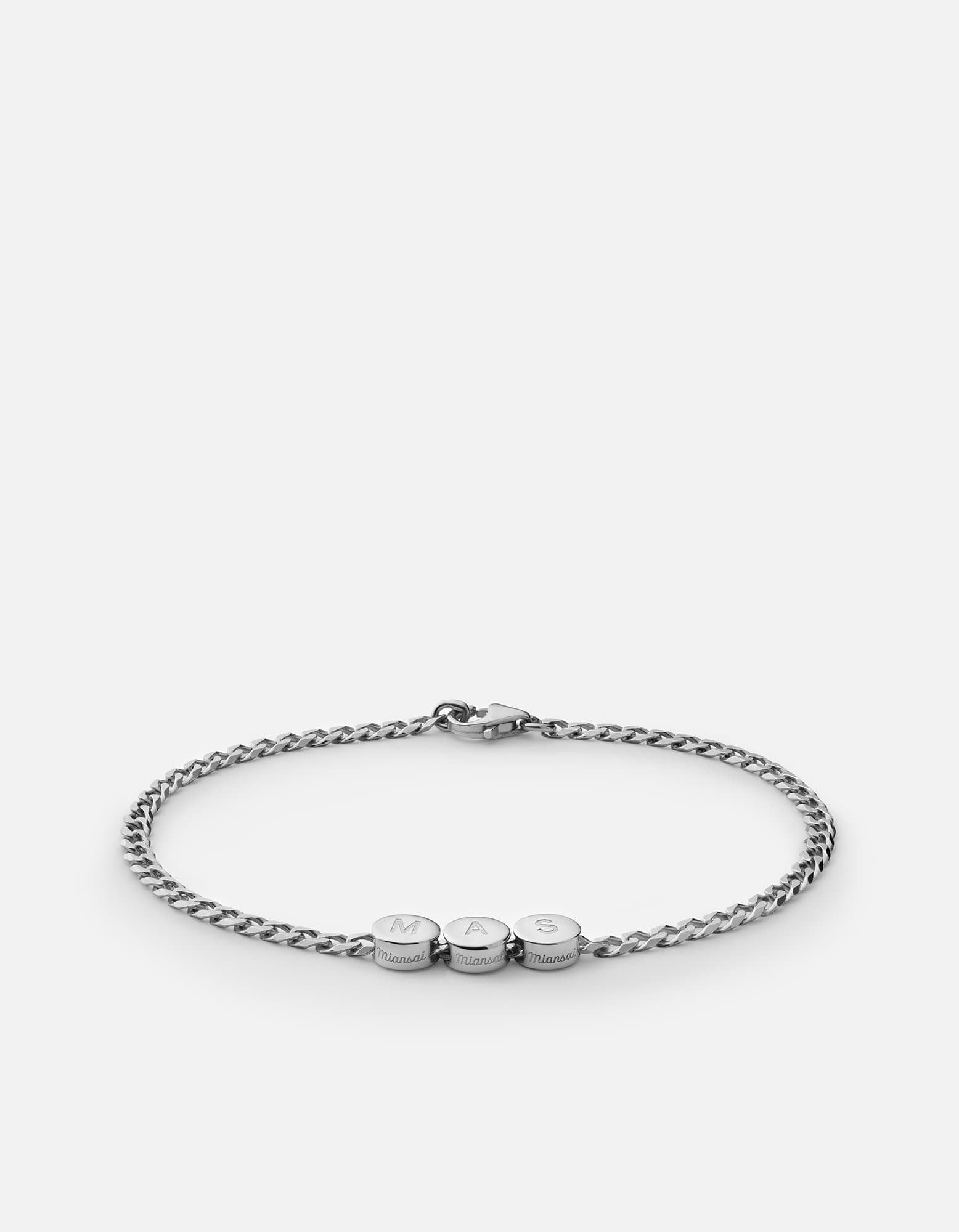 1 Letter / Polished Silver