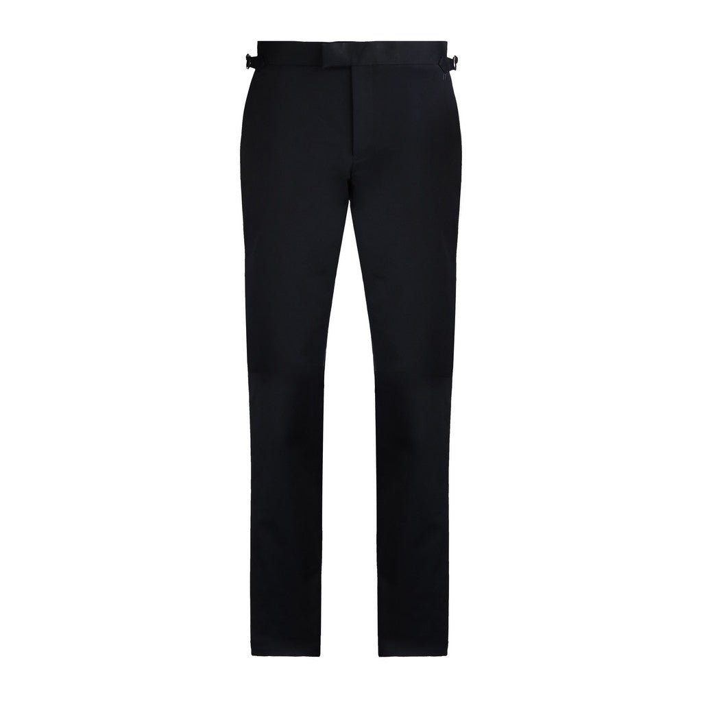 Men's Henry Cotton Stretch Side Adjustable Chino Pants in Navy Blue - Comfortable & Stylish for Work, Casual & Travel