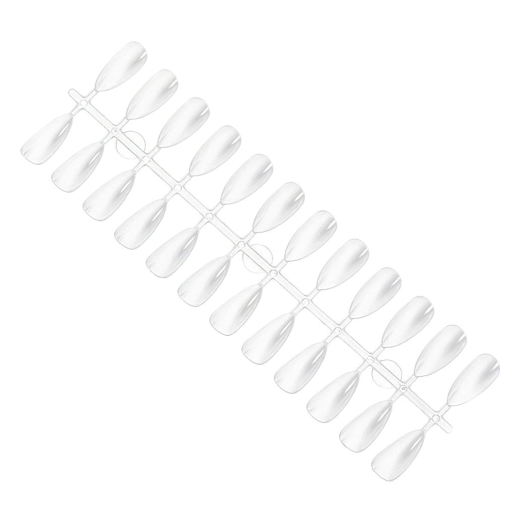 Transparent Nail Tips for Nail Art - DIY False Nails for Acrylic & Gel Extensions - Perfect for Salon, Home Manicures & Special Occasions