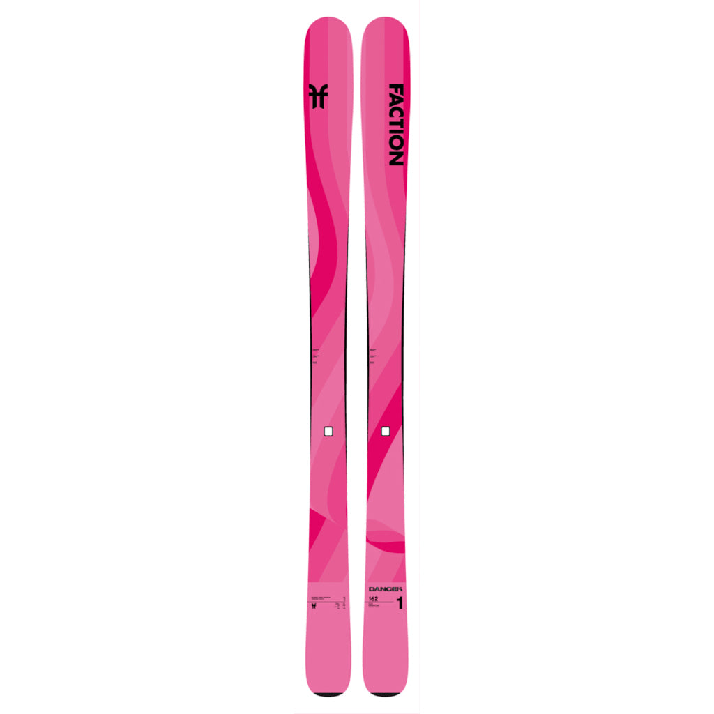 Faction Dancer 1 Skis for Adults 2025 - All-Mountain Performance Skis for Men & Women | Perfect for Powder, Groomers, and Freestyle Skiing