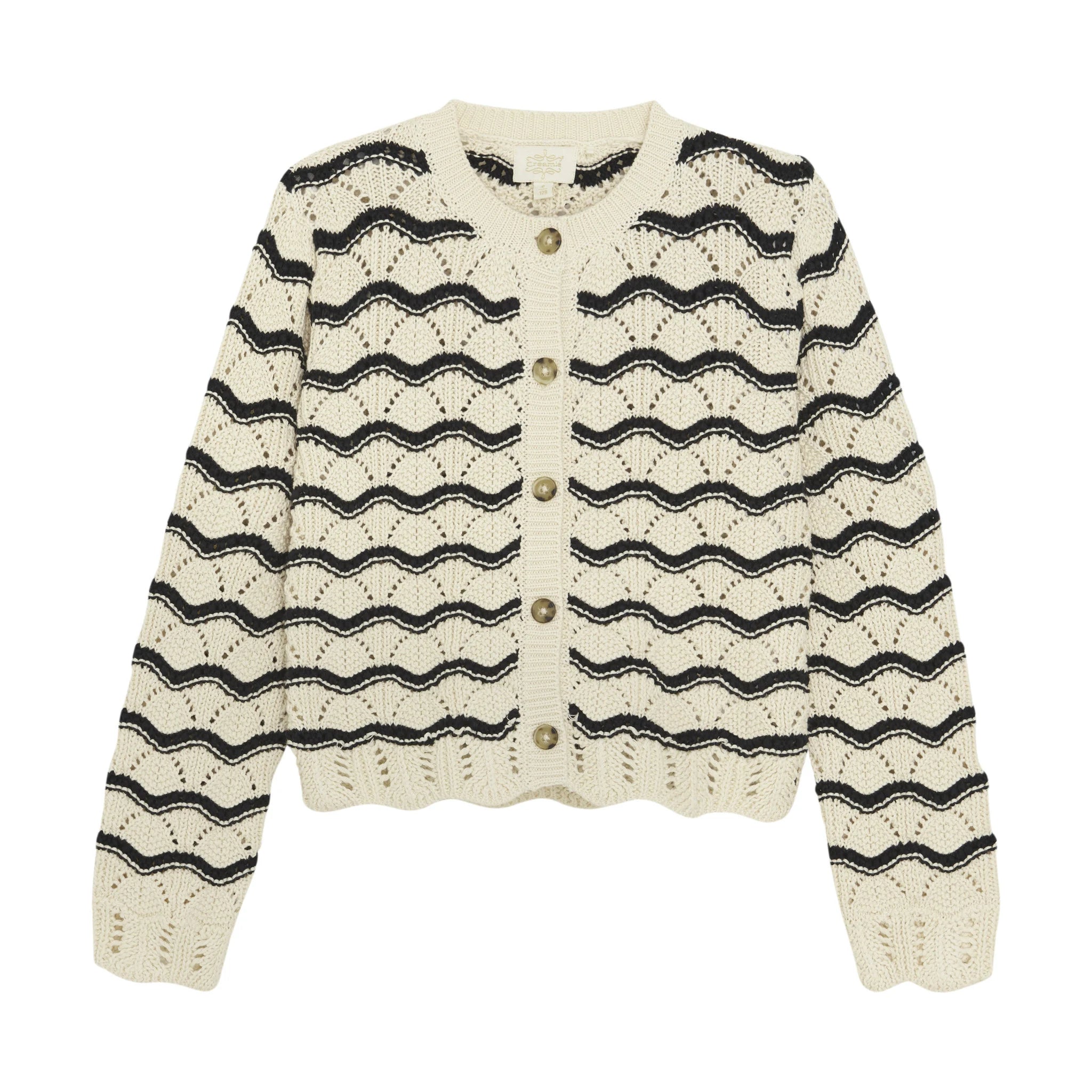Elegant Mother of Pearl Cardigan for Women - Soft & Stylish Knit Sweater - Perfect for Casual Outfits, Office Wear & Evening Events