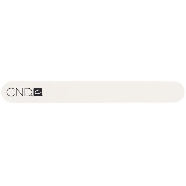 CND Blizzard File 1 Piece (100/180 White Grit) - Professional Nail File for Manicure, Pedicure & Nail Art - Perfect for Salons, Home Use & DIY Nail Care