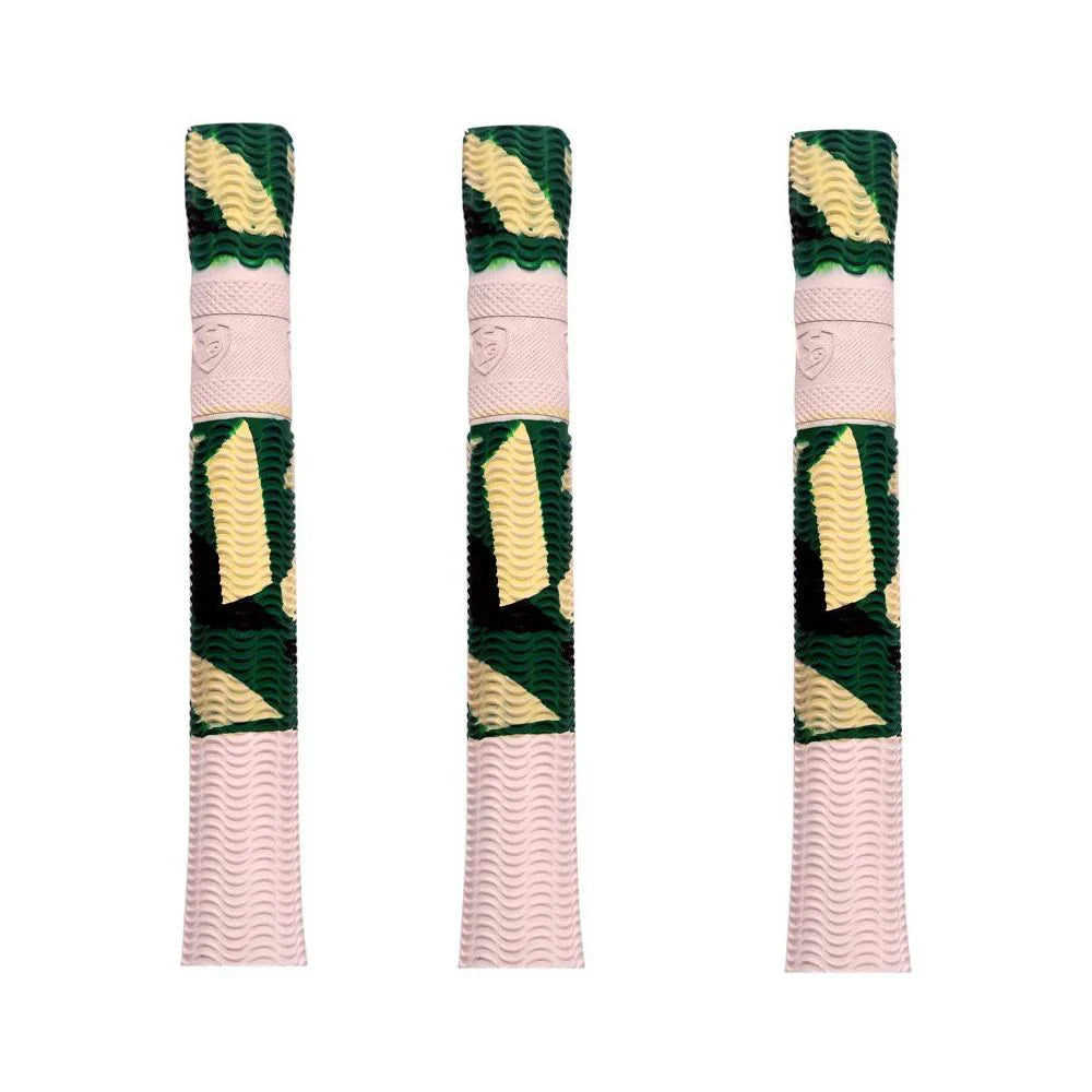 Premium SG Chemo Cricket Bat Grip (3-Pack) - Non-Slip, Shock-Absorbing Handle for Enhanced Performance | Perfect for Cricket Matches, Training & Professional Players