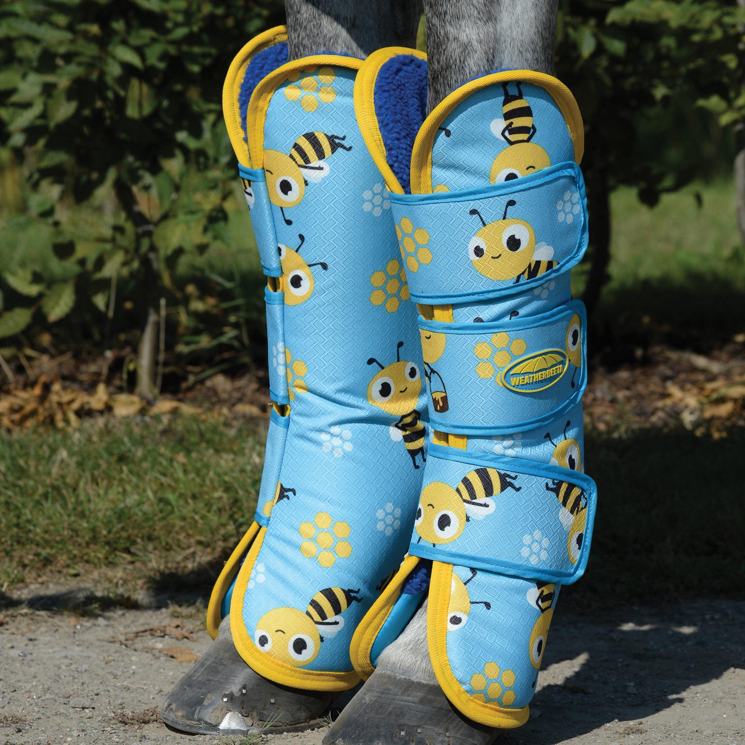 Weatherbeeta 1200D Wide Tab Long Travel Horse Boots for Riding & Protection – Durable Support for Jumping, Trail Riding & Stable Use