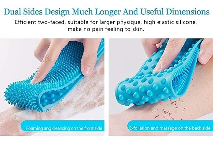 Silicone Body Scrubber for Shower - Exfoliating & Massage - Men & Women