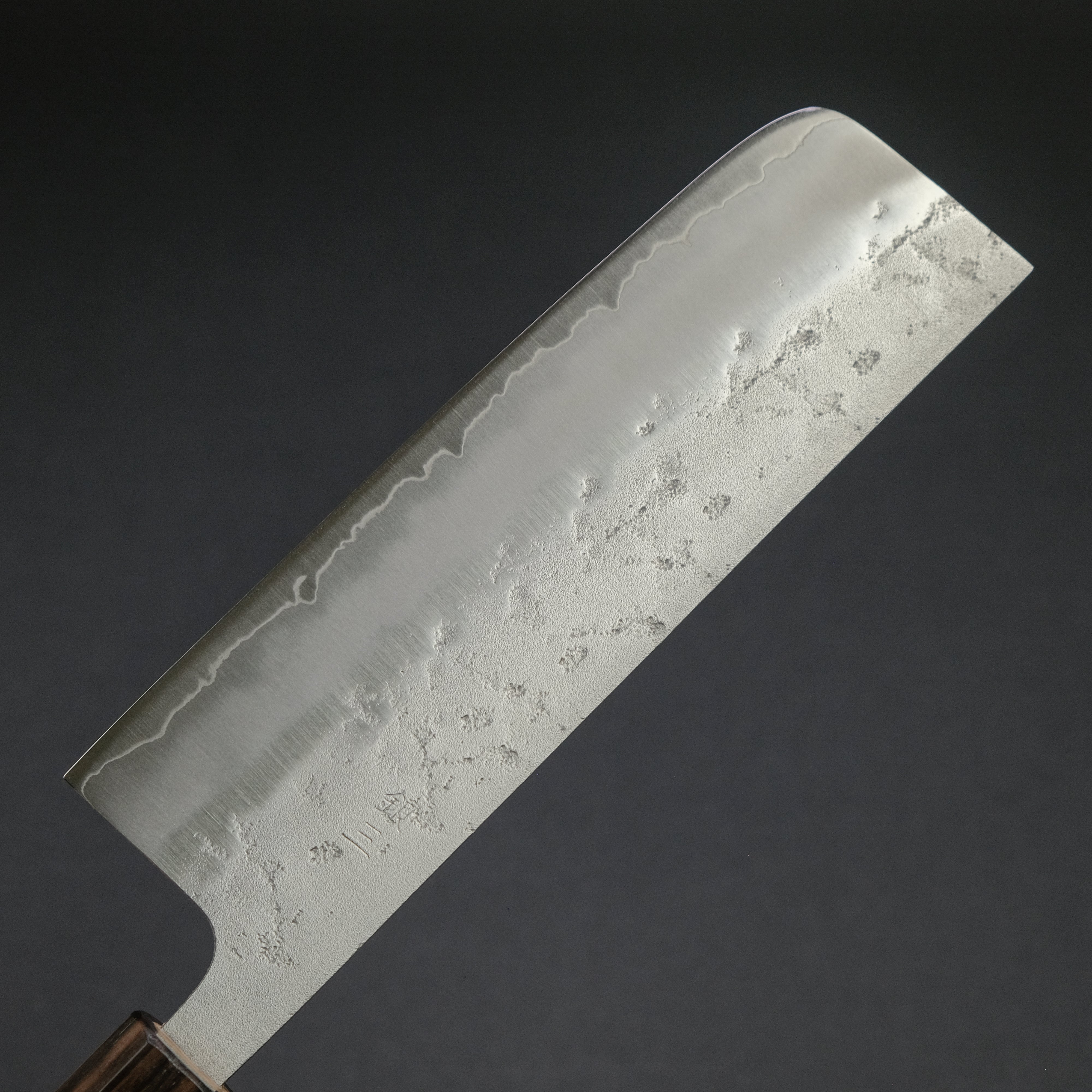 Hitohira Futana S3 Nashiji Nakiri Japanese Chef Knife 165mm - Premium Cherry Wood Handle - Perfect for Slicing Vegetables & Herbs - Ideal for Home Cooks & Professional Chefs
