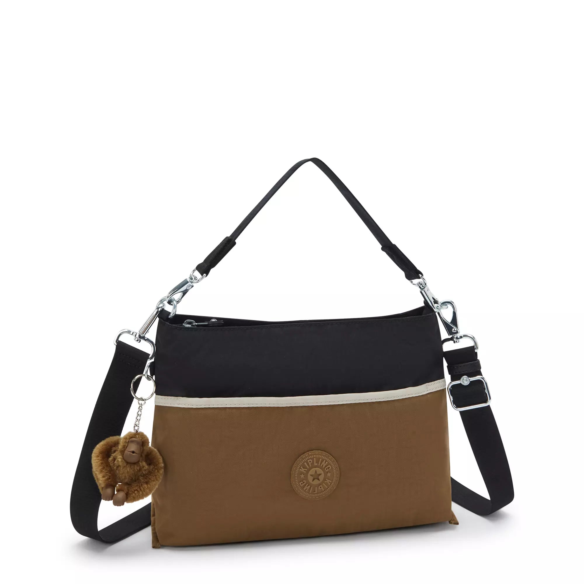 Kipling Hadia Crossbody Shoulder Bag for Women - Lightweight & Water-Resistant, Dry Laurel Blue - Perfect for Travel, Work & Everyday Use