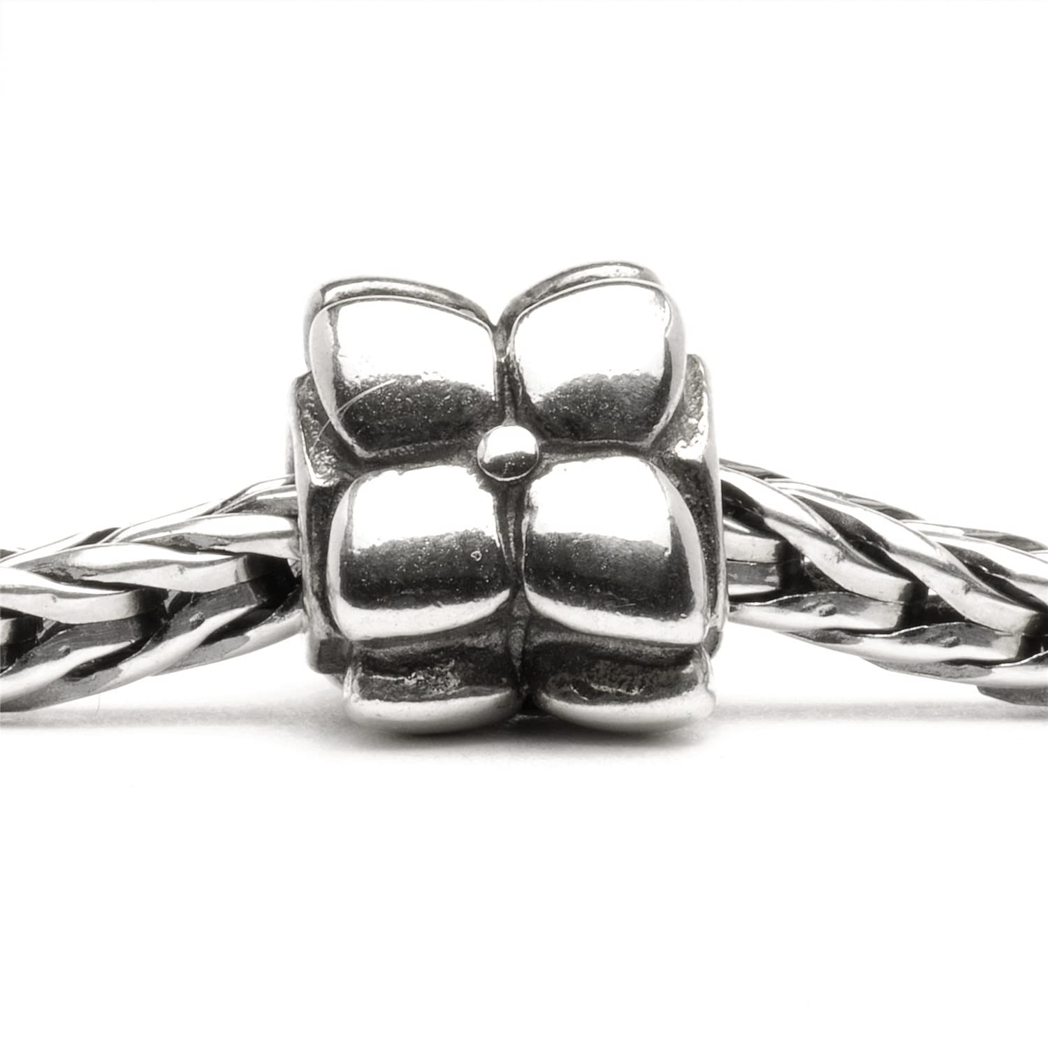 TROLLBEADS Flowers Bead - Handmade Glass Bead for Jewelry Making, Bracelets & Necklaces - Perfect for DIY Crafts, Gifts & Boho Style Accessories