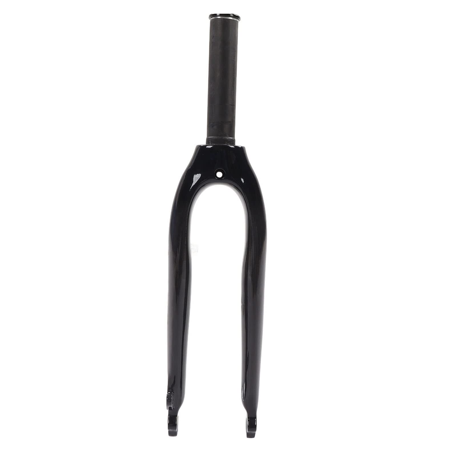 20in Carbon Fiber Front Fork Replacement for Folding Bikes - Compatible with V Brake & C Brake Systems - Lightweight & Durable Upgrade for Commuting & Urban Cycling