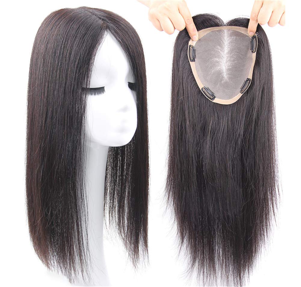 Premium Clip-In Human Hair Toppers for Women - 6