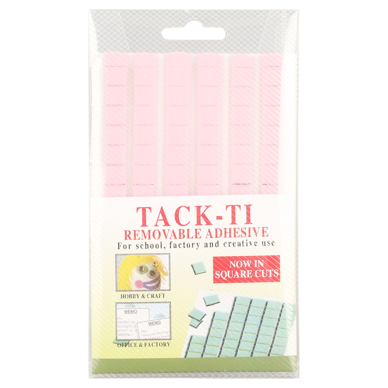 Ubersweet® Adhesive Putty - Strong Removable Tacky Putty for Nail Art, DIY Crafts & Home Decor | Versatile Reusable Mounting Putty with Strong Adhesion (Pink) | Perfect for Manicures, Wall Hanging & Office Organization