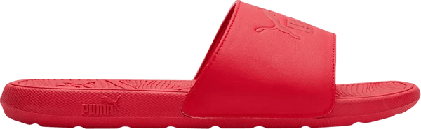 PUMA Men's Cool Cat Red Slides - Comfortable Summer Slippers for Men | Perfect for Beach, Pool, and Casual Wear