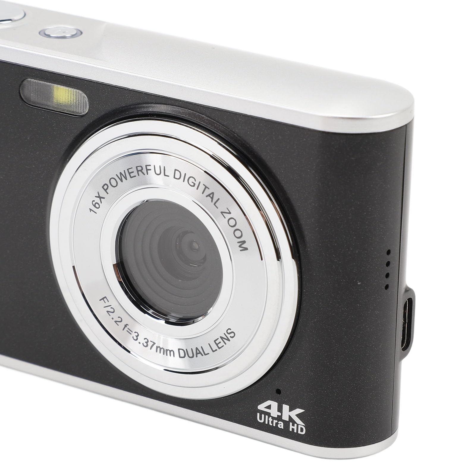 48MP Digital Camera with 2.8in IPS Screen & 16X Zoom - Compact Point and Shoot Camera with Autofocus, Dual Front/Rear Cameras - Perfect for Vlogging, Travel, Kids, Teens & Students Photography