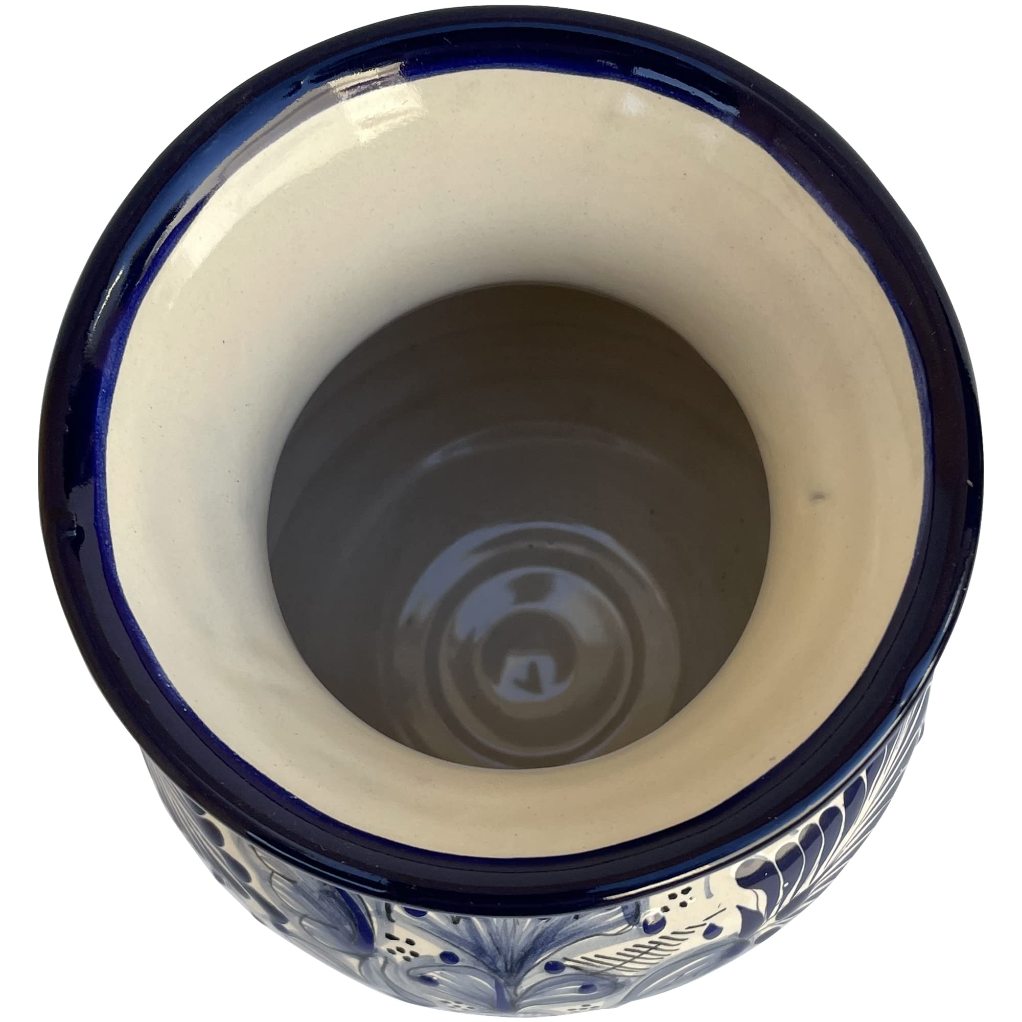 Handmade Mexican Talavera Flower Vase - Authentic Cholula Pottery by Fine Crafts Imports | Perfect for Home Decor, Wedding Centerpieces & Mexican Style Interiors